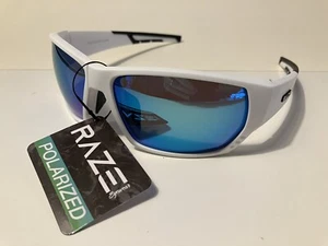 RAZE Eyewear Sonnenbrille Sonar polarisiert weiß blau verspiegelt rauchfarben 28444 - Bild 1 von 19