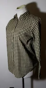 Women's LAUREN Ralph Lauren Brown Long Sleeve Shirt Size P/S - Picture 1 of 6
