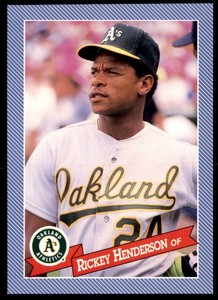 1993 Hostess Rickey Henderson Oakland Athletics #23