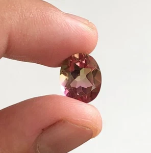 5 Cts Bi Color Tourmaline, Top Quality Tourmaline Doublet Gemstone - Picture 1 of 5