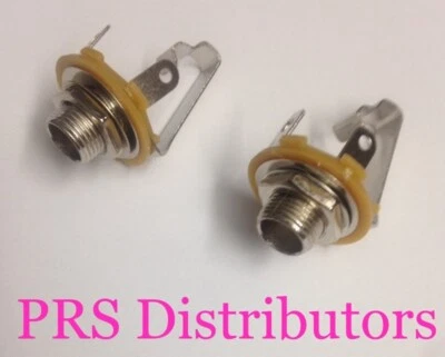 1/4" 6.35mm Female Panel mount Solder Plug for Guitar DJ Mixer Microphone 2 Pcs - Image 1 of 4