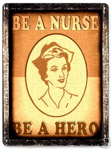 NURSE GIFTS / VINTAGE style metal nurse sign art 415 - Picture 1 of 1