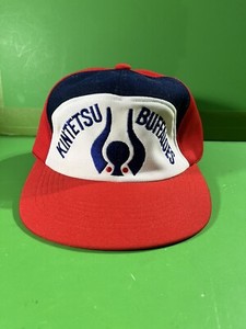Vintage Kintetsu Buffaloes Original Japanese Baseball Hat RARE