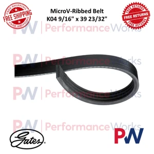 Gates Micro-V Ribbed Belt Standard For Eagle, Mitsubishi, Suzuki, Chevy, Hyundai - Picture 1 of 9