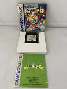Game & Watch Gallery 2 Nintendo Gameboy Farbe CIB alle Einsätze 1998 PAL Französisch - Bild 1 von 10