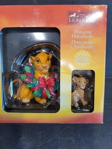 Enesco Disney's El Rey León Simba con mini adorno de Navidad Difícil de encontrar de nuevo de lote antiguo - Imagen 1 de 10