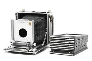 Linhof Technika 4x5 camera body with Film Holders (#B4) - Picture 1 of 24