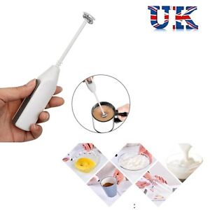 Electric Whisk Frother Coffee Latte Chocolate Milk Blend Whisker Kitchen Tool UK