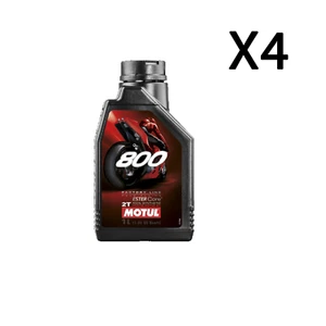 MOTUL 800 2T Road Racing Factory Line 100% Sintético Ester Care 4 Litros Aceite - Imagen 1 de 3