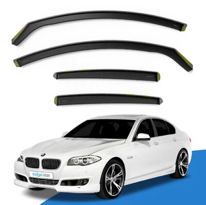 BMW 5 Series F10 2010-2017 4 Door Saloon Wind Deflectors 4pc Edgevisors Tinted - Picture 1 of 9