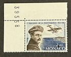 Timbres de voyage : 1963 Monaco Air Mail Timbres Scott #C63 comme neuf neuf neuf dans leur emballage d'origine ** numérotés