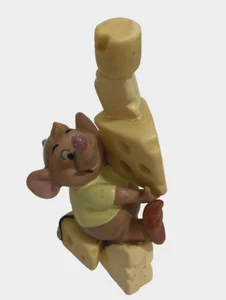 Vtg Walt Disney Cinderella Gus Mouse Carrying Cheese Stack Figurine Sri Lanka - Picture 1 of 12