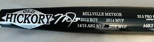 Mike Trout Autographed Engraved Game Model Bat MLB Authentic LE #27/27 Jersey#
