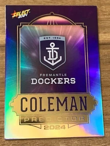 2024 AFL Select footy stars-Fremantle Dockers Coleman Predictor #230/315-Mint - Picture 1 of 2