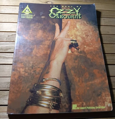 VTG The Best of Ozzy Osbourne 1993 Heavy Metal Guitar Tab Book Tablature Music - Image 1 of 4