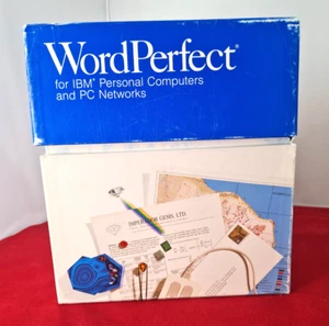 Coffret De Guides WordPerfect Pour IBM & Réseaux PC Par WordPerfect 1989 V 5.1 - Afbeelding 1 van 12