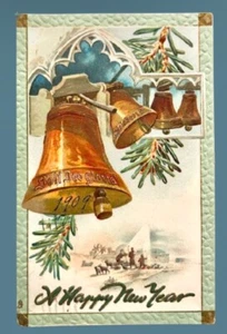 Tuck’s New Year Post Card Series No. 139 • Erschienen 1908 • Gedruckt Sachsen Deutschland - Bild 1 von 2