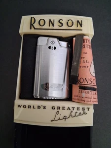 Fully Functional New/old Vintage Ronson Capri Lighter W/ Plastic Case and Brush - Picture 1 of 7