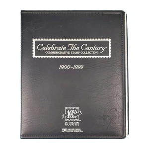 US stamps Collection Celebrate the Century 1900-1999 sheet set album Full Set  - Picture 1 of 21