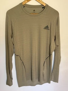 Adidas Running T-shirt Adi Runner Aeroready long sleeve | Men's | Grey | Medium - Picture 1 of 10