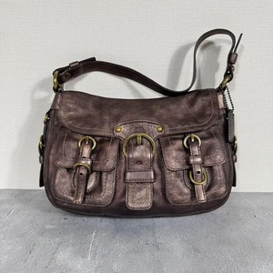 COACH Legacy Shoulder Bag Bronze Brown Leather Y2K Vintage 12654 - Picture 1 of 12