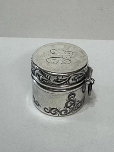Antique Sterling Silver La Pierre Thimble Holder for Chatelaine circa 1900 - Picture 1 of 11