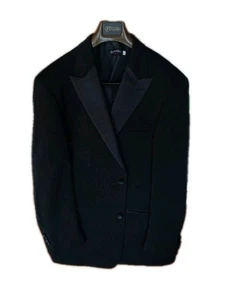 Mens Tuxedo Black With Vest Portfolio XL - Picture 1 of 5