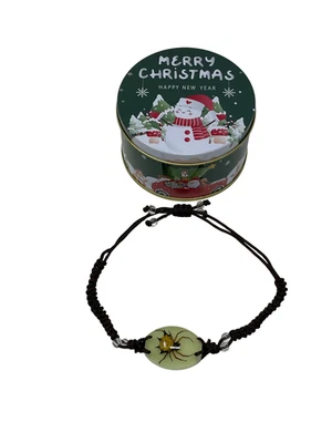 Pulsera araña real joyería para hombre y mujer - brilla en la oscuridad - regalos de Navidad Foto 1 de 4