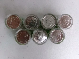 2012-2018 New, Uncirculated Roosevelt Dimes From The Danbury Mint. USDB12D0 - Picture 1 of 2