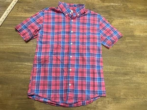 Old Navy Shirt, Boys Size XL, Red Blue Black, Button Up Shirt - Picture 1 of 10