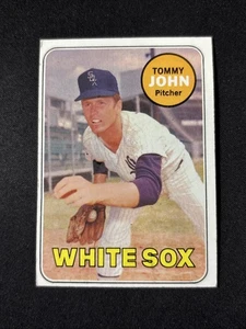 TOMMY JOHN - 1969 Topps Baseball - Chicago White Sox - #465 - EX - Picture 1 of 2