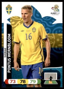 Panini Euro 2012 Adrenalyn XL - Sverige Pontus Wernbloom (Base card)