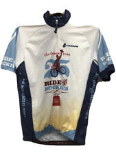 Hincapie Mens Cycling Full Zip Ride The Rockies Jersey Multicolored Small Denver