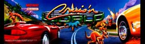 Cruisin (Cruis'n) World Arcade Marquee 28.5"x 8.5" (Available in 25" x 8.5")