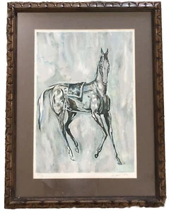 Henri Laville Hand Signed And Numbered Lithograph Of Horse/Stallion.Certificate - Picture 1 of 9