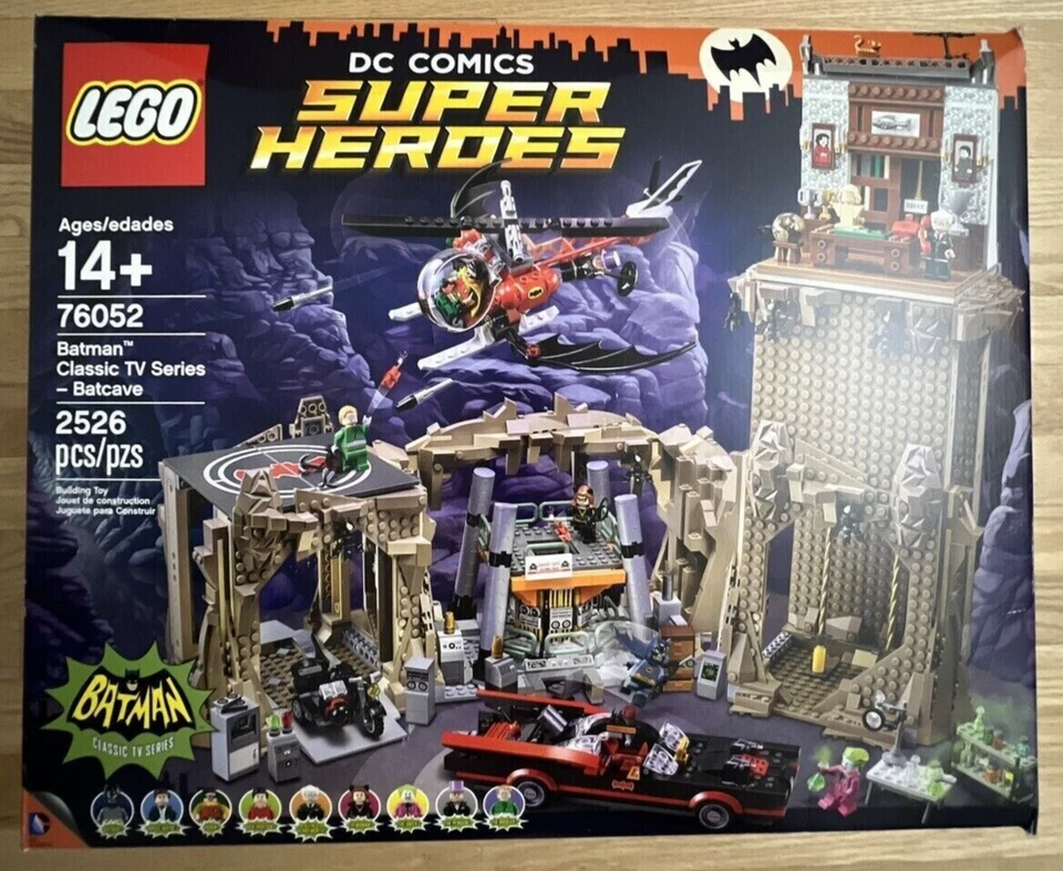 Lego Super Heroes Batman Classic TV Series Batcave 76052 kit de construção 2526 peças - Imagem 1 de 2