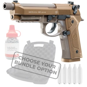 Umarex Beretta M9A3 Full Auto CO2 .177 Cal Blowback Air Pistol w/Included Bundle - Picture 1 of 31