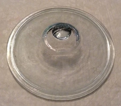 Vintage  Casserole Lid Fire King Sapphire Blue Philbe 7 3/8" Knob  - Image 1 of 4