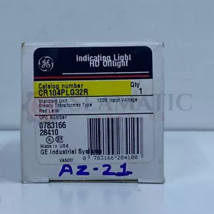 2Nos x General Electric CR104PLG32R Pilot Light Red Incandescent , AZ#21+ - Picture 1 of 6