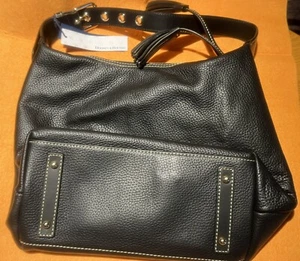 Dooney & Bourke Black Pebble Grain Paige Sac spalla nuova - Foto 1 di 6