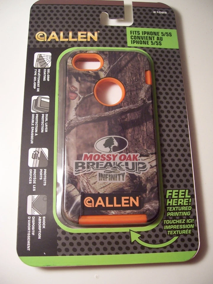 Cubierta para teléfono celular iPhone 5/5S - Roble musgo roto - - NUEVO - por Allen Foto 1 de 3