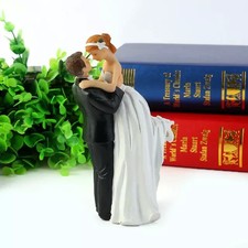 CAKE TOPPER MATRIMONIO DECORAZIONE TORTA RESINA SPOSO SPOSA