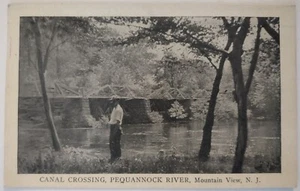Vintage Postcard Morris Canal Crossing Pequannock River Mountain View NJ AA87 - Picture 1 of 2