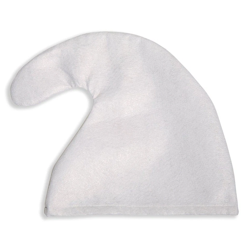 5 x Cappelli Puffo Elfo Gnomo Bianco Taglia Adulto Costume Vestito Fantasia Unisex Copricapo  - Immagine 1 di 2