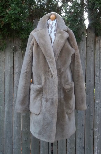 CAPPOTTO ORSACCHIOTTO MICHAEL KORS DI TENDENZA 100% SHEARLING TAGLIA SMALL