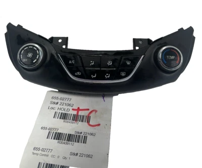 Chevrolet Cruze 2017-2018 aire acondicionado temperatura calor interruptor de control de clima OEM Foto 1 de 4