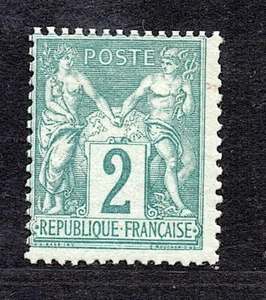 + No74 / 2C SAGE NEUF TYPE II  MNH **** LUXE / COTE 300 E  / SIGNE - Picture 1 of 2