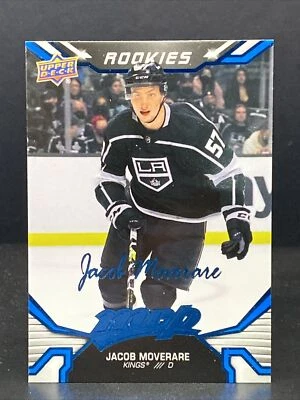 2022-23 Upper Deck MVP -  Blue SCRIPT #224 Jacob Moverare (RC) Los Angeles Kings - Image 1 of 2