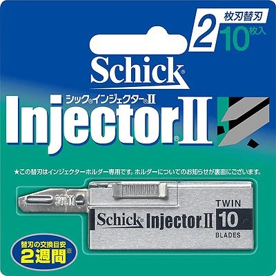 Schick Injector 2 II Razor Blade Refill 10 pieces Japan - Image 1 of 2