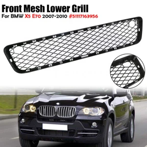 Front Mesh Center Lower Bumper Grille Grill 51117163956 For BMW X5 E70 2007-2010 - Picture 1 of 9